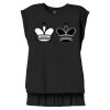 Women's Flowy Muscle Tee With Rolled Cuffs Thumbnail