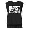 Women's Flowy Muscle Tee With Rolled Cuffs Thumbnail