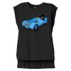 Women's Flowy Muscle Tee With Rolled Cuffs Thumbnail