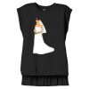 Women's Flowy Muscle Tee With Rolled Cuffs Thumbnail