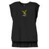 Women's Flowy Muscle Tee With Rolled Cuffs Thumbnail