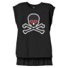 Women's Flowy Muscle Tee With Rolled Cuffs Thumbnail