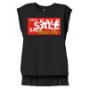 Women's Flowy Muscle Tee With Rolled Cuffs Thumbnail