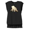 Women's Flowy Muscle Tee With Rolled Cuffs Thumbnail