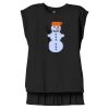 Women's Flowy Muscle Tee With Rolled Cuffs Thumbnail