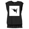 Women's Flowy Muscle Tee With Rolled Cuffs Thumbnail