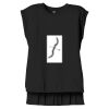Women's Flowy Muscle Tee With Rolled Cuffs Thumbnail