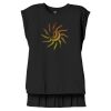 Women's Flowy Muscle Tee With Rolled Cuffs Thumbnail