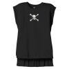 Women's Flowy Muscle Tee With Rolled Cuffs Thumbnail