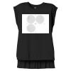 Women's Flowy Muscle Tee With Rolled Cuffs Thumbnail