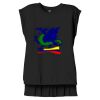 Women's Flowy Muscle Tee With Rolled Cuffs Thumbnail