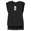 Women's Flowy Muscle Tee With Rolled Cuffs Thumbnail