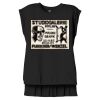 Women's Flowy Muscle Tee With Rolled Cuffs Thumbnail