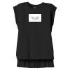 Women's Flowy Muscle Tee With Rolled Cuffs Thumbnail