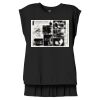 Women's Flowy Muscle Tee With Rolled Cuffs Thumbnail