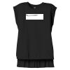 Women's Flowy Muscle Tee With Rolled Cuffs Thumbnail