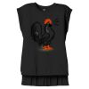 Women's Flowy Muscle Tee With Rolled Cuffs Thumbnail