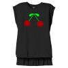 Women's Flowy Muscle Tee With Rolled Cuffs Thumbnail