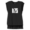 Women's Flowy Muscle Tee With Rolled Cuffs Thumbnail