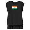 Women's Flowy Muscle Tee With Rolled Cuffs Thumbnail