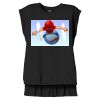 Women's Flowy Muscle Tee With Rolled Cuffs Thumbnail