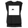 Women's Flowy Muscle Tee With Rolled Cuffs Thumbnail