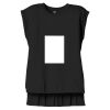 Women's Flowy Muscle Tee With Rolled Cuffs Thumbnail