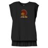 Women's Flowy Muscle Tee With Rolled Cuffs Thumbnail