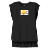 Women's Flowy Muscle Tee With Rolled Cuffs Thumbnail