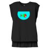 Women's Flowy Muscle Tee With Rolled Cuffs Thumbnail