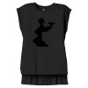 Women's Flowy Muscle Tee With Rolled Cuffs Thumbnail