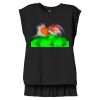 Women's Flowy Muscle Tee With Rolled Cuffs Thumbnail