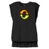 Women's Flowy Muscle Tee With Rolled Cuffs Thumbnail
