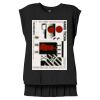 Women's Flowy Muscle Tee With Rolled Cuffs Thumbnail