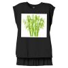 Women's Flowy Muscle Tee With Rolled Cuffs Thumbnail