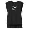 Women's Flowy Muscle Tee With Rolled Cuffs Thumbnail