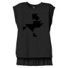 Women's Flowy Muscle Tee With Rolled Cuffs Thumbnail