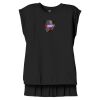 Women's Flowy Muscle Tee With Rolled Cuffs Thumbnail