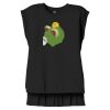 Women's Flowy Muscle Tee With Rolled Cuffs Thumbnail