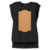 Women's Flowy Muscle Tee With Rolled Cuffs Thumbnail