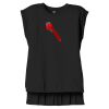 Women's Flowy Muscle Tee With Rolled Cuffs Thumbnail