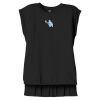 Women's Flowy Muscle Tee With Rolled Cuffs Thumbnail