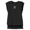 Women's Flowy Muscle Tee With Rolled Cuffs Thumbnail