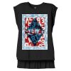 Women's Flowy Muscle Tee With Rolled Cuffs Thumbnail