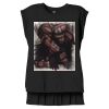 Women's Flowy Muscle Tee With Rolled Cuffs Thumbnail
