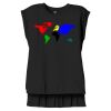 Women's Flowy Muscle Tee With Rolled Cuffs Thumbnail