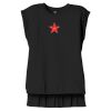 Women's Flowy Muscle Tee With Rolled Cuffs Thumbnail