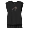 Women's Flowy Muscle Tee With Rolled Cuffs Thumbnail