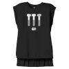 Women's Flowy Muscle Tee With Rolled Cuffs Thumbnail