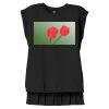 Women's Flowy Muscle Tee With Rolled Cuffs Thumbnail